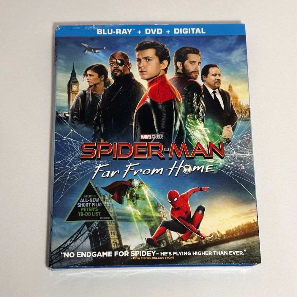 Spiderman Far From Home Blu-Ray + DVD + Digital NEW Sealed